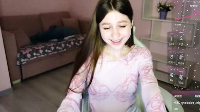 Kristy Wow's naked pussy is enchanting and pulsating with desire