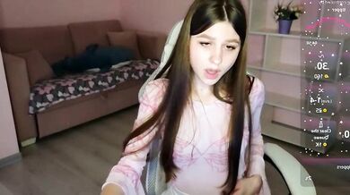 Kristy Wow's naked pussy is enchanting and pulsating with desire