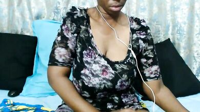 Kadibabe's steamy striptease ends with a wild creampie on cam