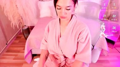 LaraBaker's young ass gets stuffed with big toys while her big tits bounce in HD