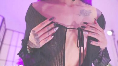 Naughty nekyra_san in hot lingerie captures her wild side in a captivating video