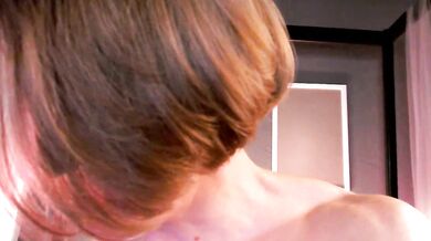 Stepdaughter Dorothy_Meyer seduces her Ravishing assets in a hot and naked video