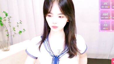 Interactive toys: curvy young brunettes GouGou-111 and her asian lover get down and dirty in a steamy cam session