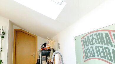 BrownieyQueen flaunts her petite frame & tight ass in a steamy striptease with her big-titted lover