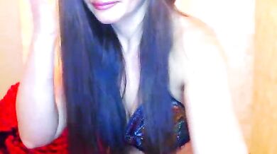 EvaLive1133 gives you a wild dildo-or-vibrator-filled BJ with her big tits bouncing!