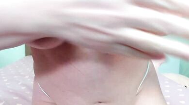 Watch Sweet Dream's small-audience shaven pussy squirt in white oil during wild mature sex tape