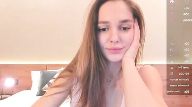 JudyAngil's oil-drenched young ass gets spanked and dildo-fucked in a hot, cheap anal video