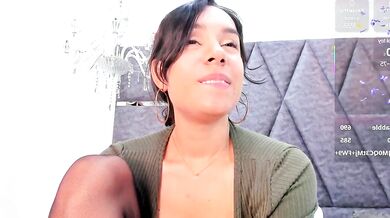 PilarJones_ shows off her oil-drenched body in public for the ultimate doggy-style striptease