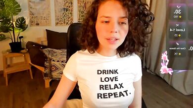 Angella Ross, the naughty office teen, deepthroats and teases with dirty talk in public