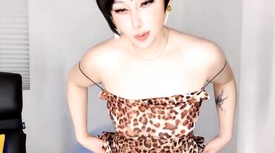 Watch Jin-SS strip down and tease in public with her dildo and vibrator in high heels