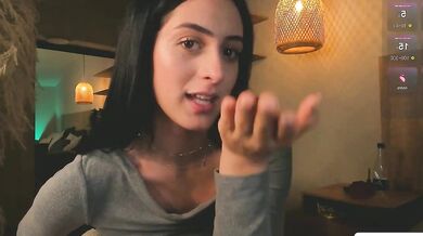 Afrodita__25's petite frame twerks topless & dirty in VR-exclusive video