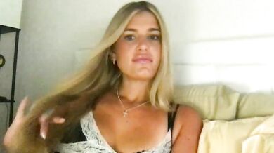 Allybrixo, the hot spy cam cam girl, strips down & teases you with her stunning breasts