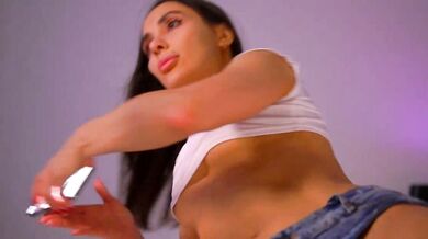 Mila May's hot chat with Energetic Webcam footage