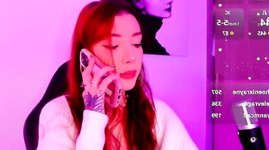 Thecosmicgirl's hot surrender - A spy cam show with Alluring influencer and Dynamic Decolletage