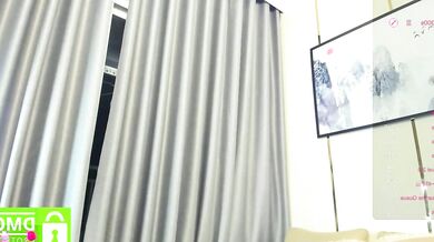 Phantom_Wave engages in a steamy solo session on webcam with her own twist