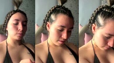 Petite teen Sophie_LS gets her big latina ass drilled in doggy-style while getting her feet trimmed and topless in hot Latin anal