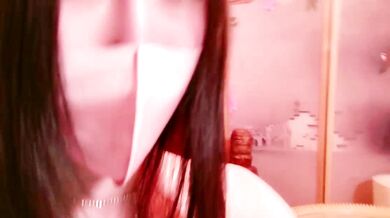 Aya__me, the petite Asian-Jerk-off-instruction, strips down & gets frisky with herself in a steamy