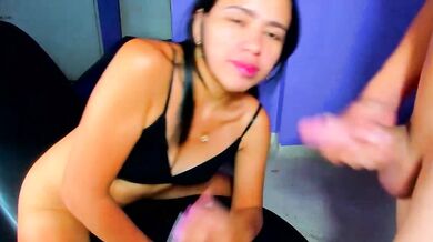 Red Velvet 18 gives jerk-off-instruction with anal-masturbation and dildo-or-vibrator-anal action