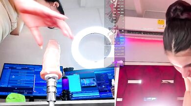 DemiParisi's role-play with teens & big toys - A HEGAO-LIKE DETAIL!