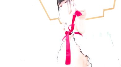 ASUKA_ch strips & rides in private cosplay video on cam2cam