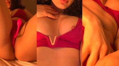 Lady_ken strips, fingers, and gets a rough creampie in a hot doggy-style session