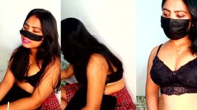 Ameliyaress-sweethart strips and flashes her ass in hot roleplay with young Indian brunettes