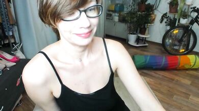 Watch how petite brunette Constancia_pure strips and fingers her cheap private pussy upskirt