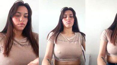 Eriika Deep strips & shows off her oiled-up body in public - Latin foot fetish shower for cheap!