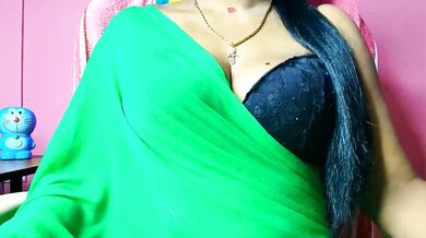 Tamilswetha_telugu strips and teases with big tits and hairy pussy in Indian cam show