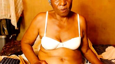 Petite blondes-grannies get naughty in a dirty-talked, trimmed-up, and doggy-styled romp