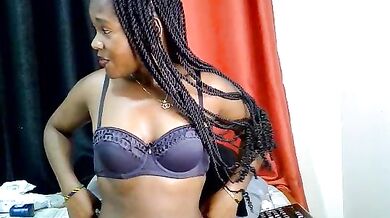 Pretty_hearty's tight ass gets fingered & throat-fucked by her horny mistress