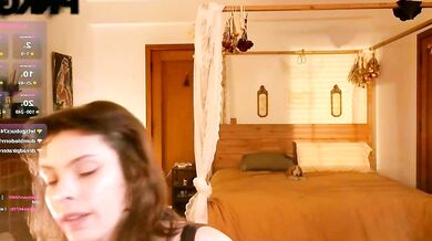 PN kgf in a hot corset gets dirty-talked while flashing & giving a deepthroat BJ to young boy toy