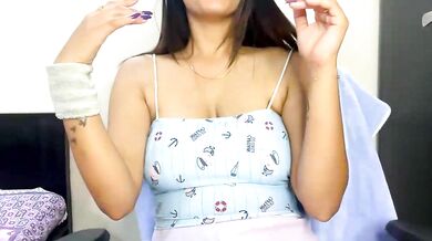 Young Indian brunettes with big tits & hairy pussies get wild with dildos and vibrators