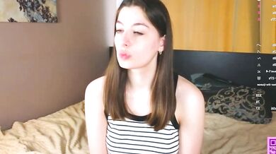 PamelaDowman's hot solo session: Smoking hot student with big tits fingers herself in public