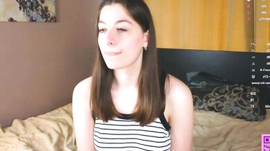 PamelaDowman's hot solo session: Smoking hot student with big tits fingers herself in public
