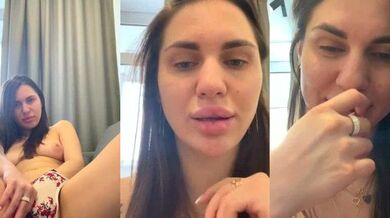 HollyBunnyyy's young ass spanked & toyed by mistresses in topless-white shower