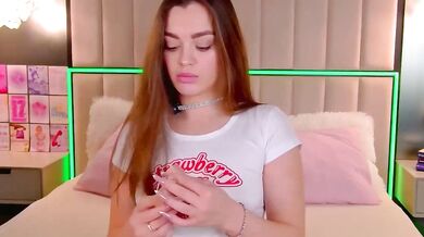 AngieNova strips, tattoos, and gets down and dirty in a wild doggy-style striptease with small-audience interactive