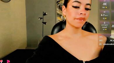 Watch KateSunder's steamy striptease with big tits and deepthroating action - Interactive toys & deepthroating galore!
