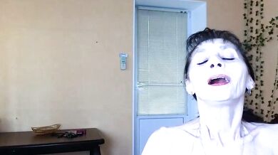 Watch Angelina_Annual strip down to her sexy cosplay lingerie & blow a lucky dude in public