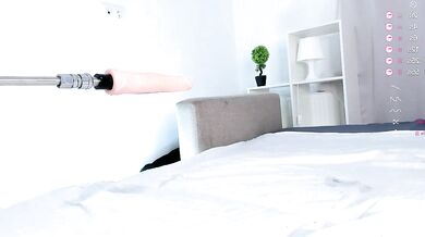 Watch MargaretFlores give a hot footjob & get a creampie in her small tits while cuckolding her man