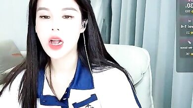 Naughty Chinese MILF HKNana toys herself with a Chinese dildo & vibrator on cam2cam