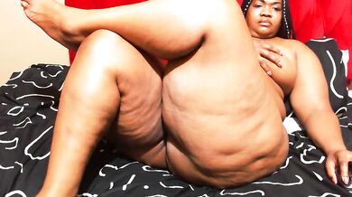 Watch MIGHTYASSS humiliate and squirt on her curvy ebony cam girl