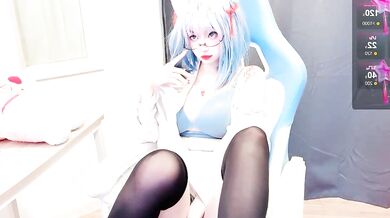 Watch Niya-Nyan's tight Asian ass get spanked and fucked hard in a hot cam2cam video