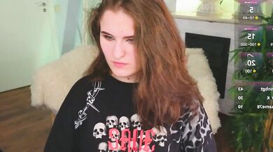 Watch Sensual shivers as Secret Angelica's records are blasted out on Cam