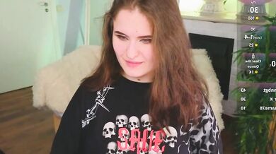Watch Sensual shivers as Secret Angelica's records are blasted out on Cam