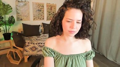 AngellaRoss role-plays as a dirty-talking cam girl for upskirt and deepthroating fun in the office