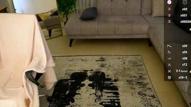 Vasillisa's naked cleavage and charmed body in steamy cam show