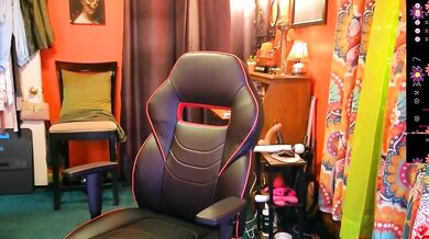 Jujutopia strips, teases, and squirts in public while playing with a strapon in a shower