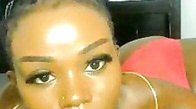 Check out juicyblaqebony cosplay babe getting her tight ass drilled in doggy-style while her cuckold husband records it all!