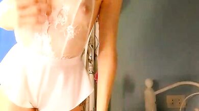 You_desire - Sexy young Lovense takes on two cocks in steamy roleplay